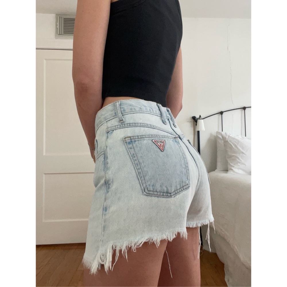 90s Vintage Guess Denim Cut Offs